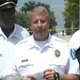 St. Louis Police Chief Sam Dotson at a press conference Aug. 19, 2014, shortly after police shot and killed a 23-year-old man who was reportedly coming toward the police.
NBC News screenshot